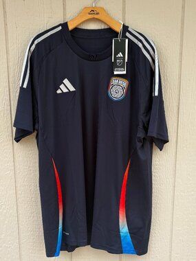 Adidas San Diego FC Soccer Jersey Men's 2XL Navy MLS Official Licensed Slim Fit